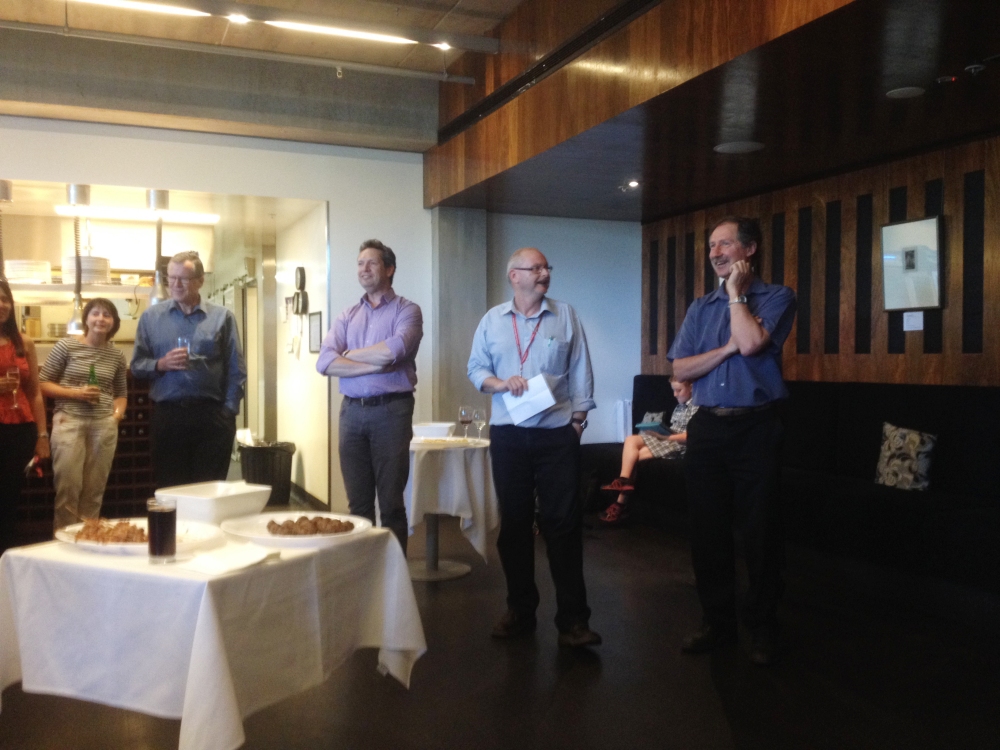 Farewell for Rod Snow and Andrew Dawson from Deakin's School of Exercise and Nutrition Sciences